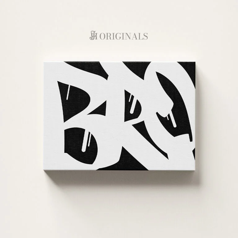BRO – ORIGINAL – Crno-Bela Apstrakcija – Juliana Horvat